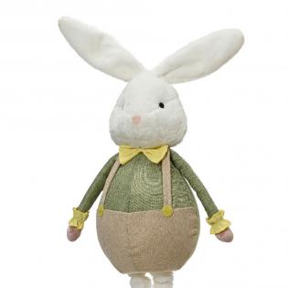 Dekoracja wielkanocna Pan Królik lub Pani Królik na teleskopowych nogach XL Premium 165cm