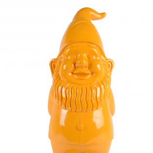 Figurka Krasnal ogrodowy żółty pomarańczowy 80cm Premium XL