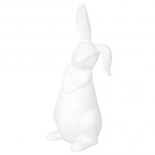 Figurka Zajączek wielkanocny biały 30cm 100215