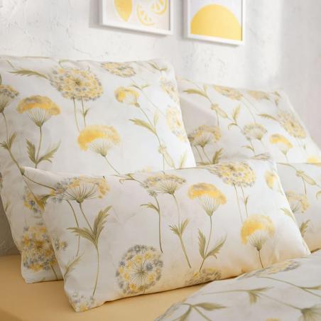 Pościel Estella Lumina 7959/710 mako satyna żółte kwiaty