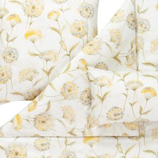 Pościel Estella Lumina 7959/710 mako satyna żółte kwiaty