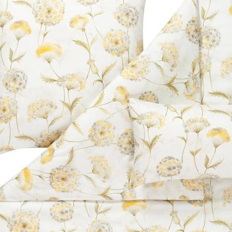 Pościel Estella Lumina 7959/710 mako satyna żółte kwiaty
