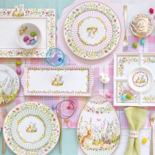 Easy Life Happy Easter Patera porcelanowa 25cm