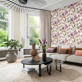 Tapeta ścienna Rasch Florentine IV 484519 struktura materiału beżowa