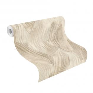 Tapeta ścienna Rasch Back to nature 571554 liście beżowe