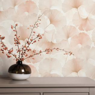 Tapeta ścienna Erismann Elysium 10470-05 liście miłorzęby brzoskwiniowe