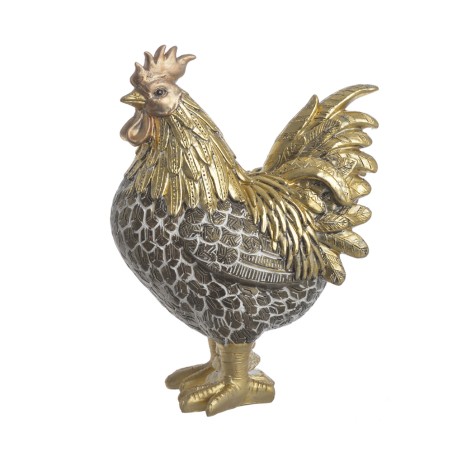 Figurka wielkanocna Kogut złoty 25cm