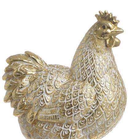 Figurka wielkanocna Kura złota 24cm