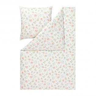 Pościel Estella Cora 6626/985 mako interlock jersey delikatne kwiaty