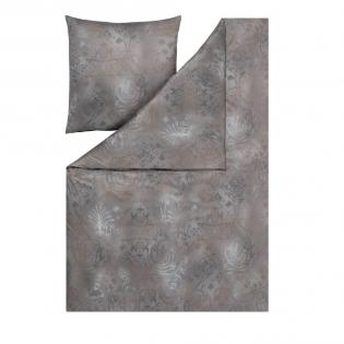 Pościel Estella Gregorio 6174/810 mako interlock jersey grafitowe ornamenty