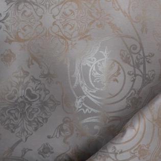 Pościel Estella Gregorio 6174/810 mako interlock jersey grafitowe ornamenty