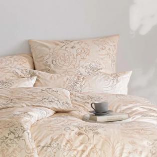 Pościel Estella Gregorio 6174/180 mako-interlock jersey ornamenty beżowe