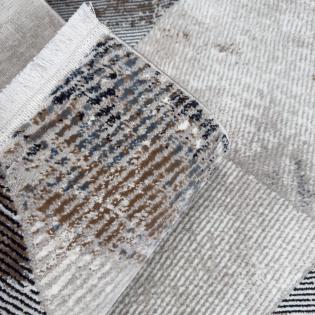 Dywan nowoczesny Exclusive 393 navy blue geometryczny