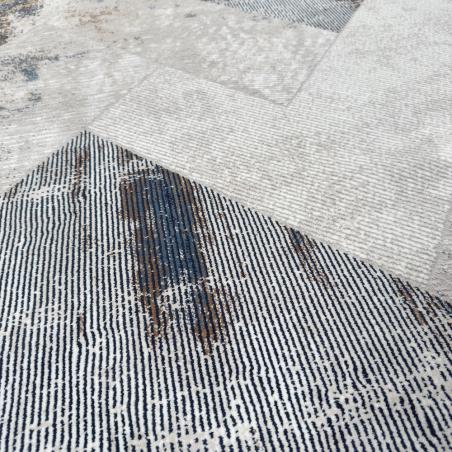 Dywan nowoczesny Exclusive 393 navy blue geometryczny