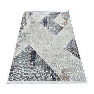 Dywan nowoczesny Exclusive 393 navy blue geometryczny