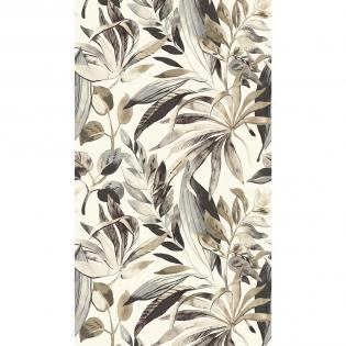 Tapeta mural Grandeco Orom 2 A71701 liście brązowe beżowe 159x280cm