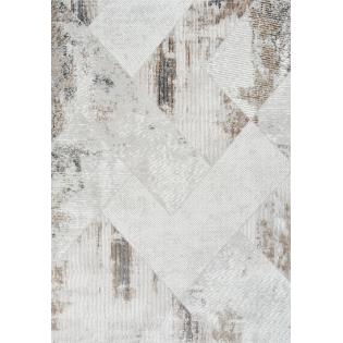 Dywan nowoczesny Exclusive 393 dark vizion gold geometryczny