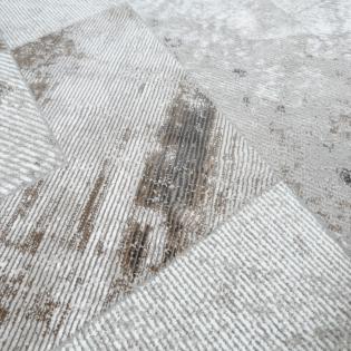 Dywan nowoczesny Exclusive 393 dark vizion gold geometryczny