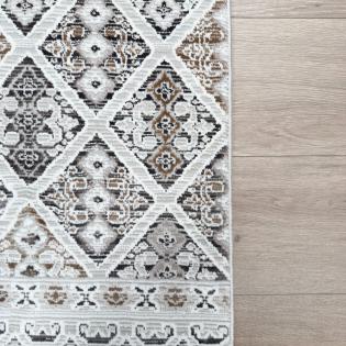 Dywan klasyczny Exclusive 461 dark vizion gold geometryczny