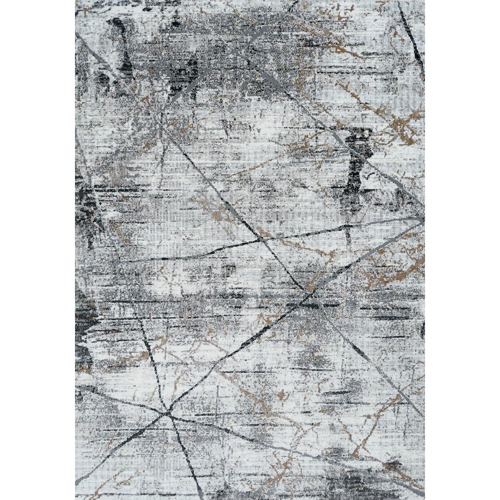 Dywan nowoczesny Exclusive 339 dark vizion gold abstrakcyjny