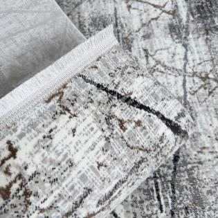 Dywan nowoczesny Exclusive 339 dark vizion gold abstrakcyjny