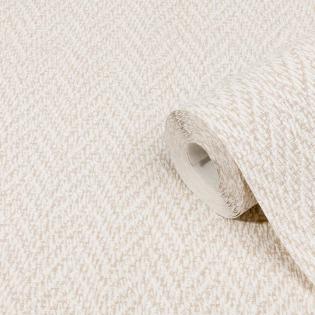 Tapeta ścienna VIP Line 3824-06 jodełka Loft jasna beżowa