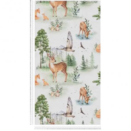 Tapeta ścienna AS Creation Mia and Paul 78690-1 dziecięca ze zwierzątkami na flizelinie