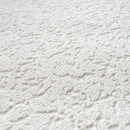 Tapeta ścienna Erismann 8203-1 baranek tynk biały z brokatem