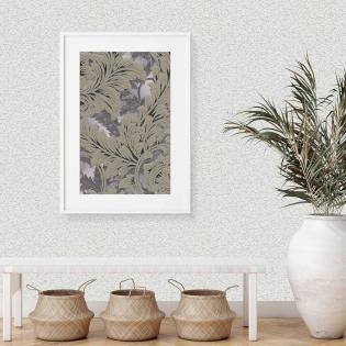 Tapeta ścienna Erismann 8203-15 baranek tynk szary z brokatem