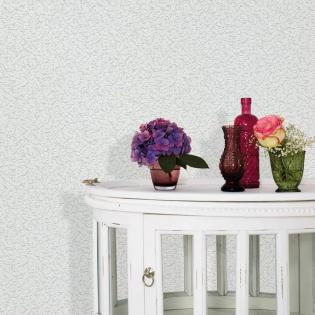 Tapeta ścienna Erismann 8203-15 baranek tynk szary z brokatem