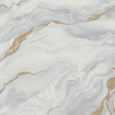 Tapeta ścienna Erismann Elle decoration 4 10447-31 marmur biały złoty