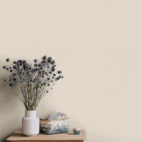 Tapeta ścienna Erismann Secret Garden 10510-02 tło struktura len beżowa