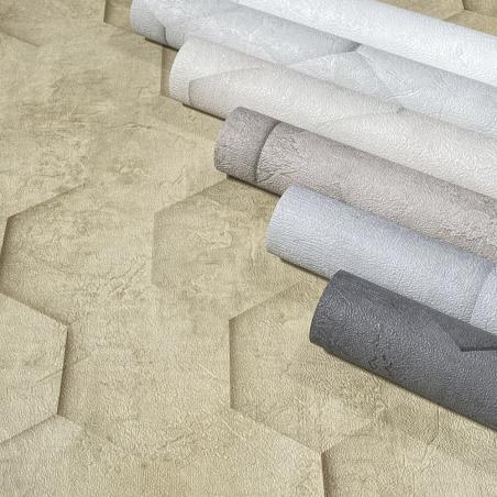 Tapeta ścienna Marburg Loft 34161 geometryczna beton heksagony czarne