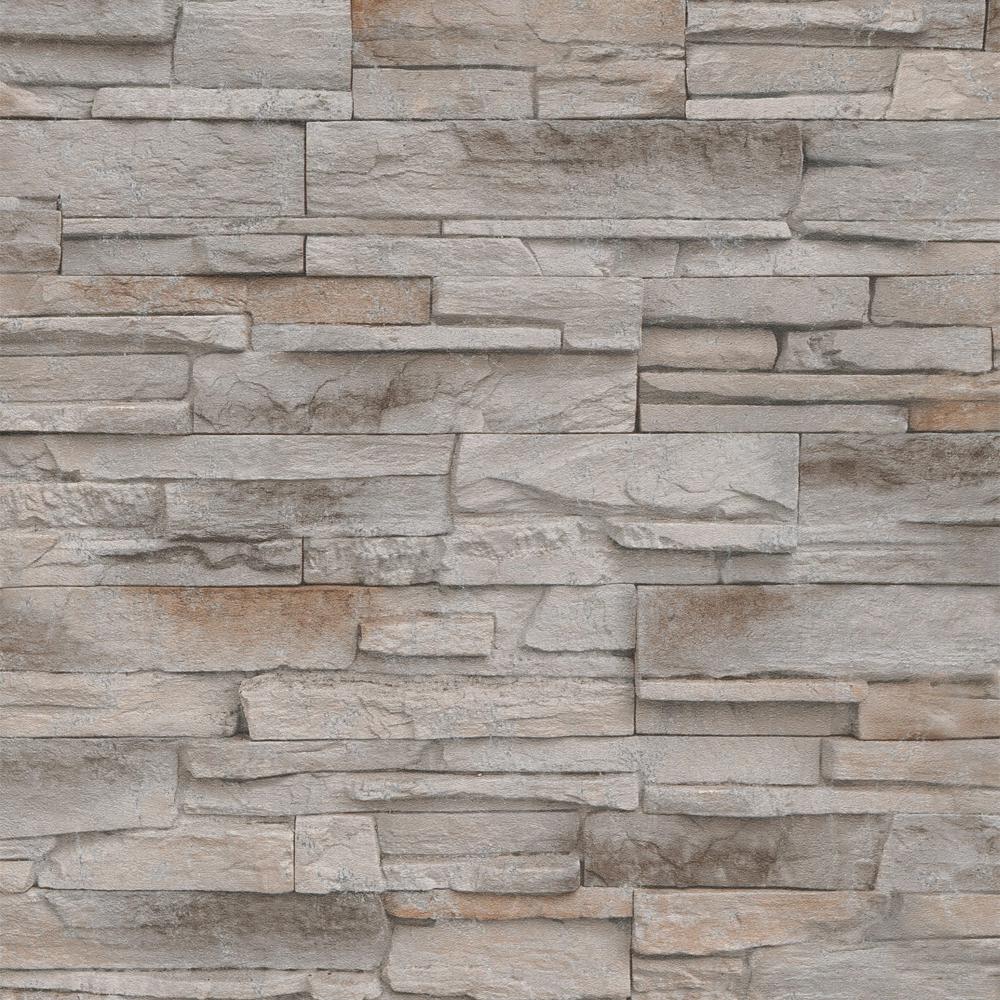 Tapeta ścienna Erismann 10395-02 imitacja kamień beżowy