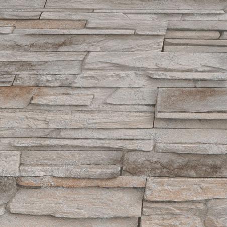 Tapeta ścienna Erismann 10395-02 imitacja kamień beżowy