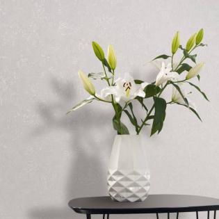 Tapeta ścienna Marburg Kumano 34517 imitacja tynku szara biel