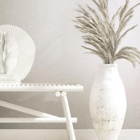Tapeta ścienna Marburg Kumano 34517 imitacja tynku szara biel