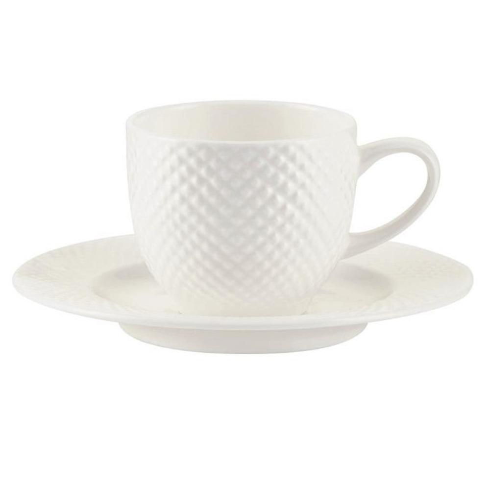 Bari White Filiżanka ze spodkiem do espresso 100ml