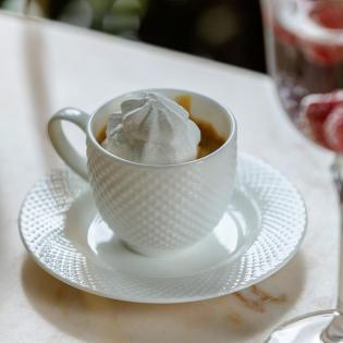 Villa Italia Bari White Filiżanka ze spodkiem do espresso 100ml