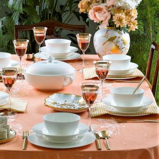 Villa Italia Bari White Salaterka 23cm porcelana kostna