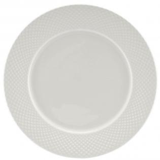 Villa Italia Bari White Komplet talerzy dla 6 osób 18 elementów porcelana kostna