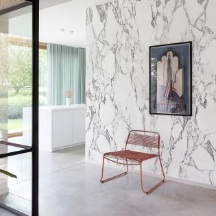 Tapeta mural Grandeco One Roll One Motif A52501 biały marmur 159x280cm