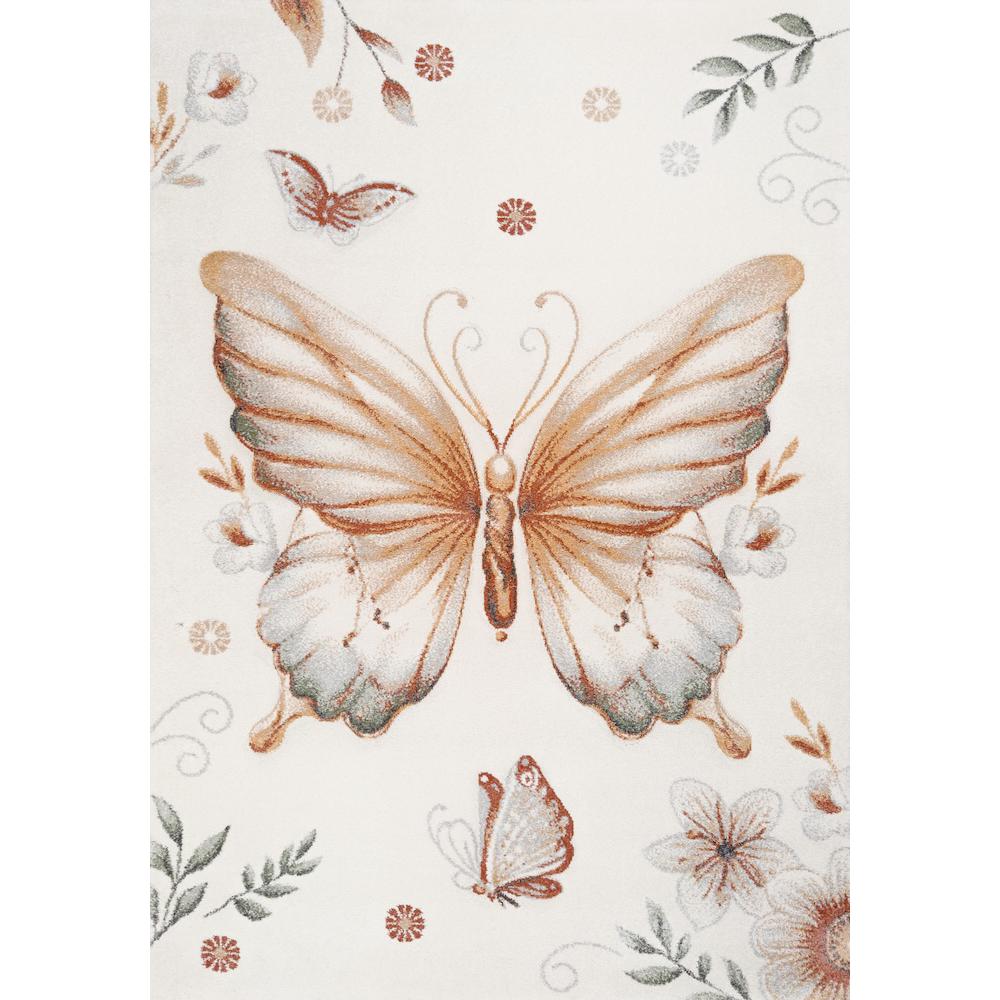 Dywan DYWILAN Dziecięcy Luna 40427 660 motyl beżowy