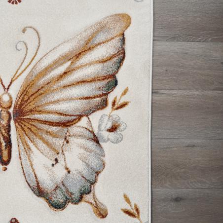 Dywan DYWILAN Dziecięcy Luna 40427 660 motyl beżowy