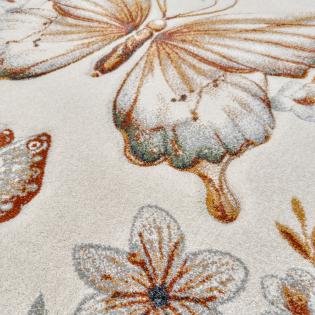 Dywan DYWILAN Dziecięcy Luna 40427 660 motyl beżowy