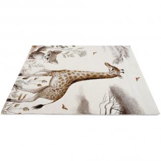 Dywan DYWILAN Dziecięcy Luna 40423 860 żyrafa i lis beżowy
