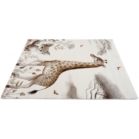 Dywan DYWILAN Dziecięcy Luna 40423 860 żyrafa i lis beżowy