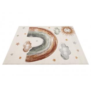 Dywan DYWILAN Dziecięcy Luna 40426 660 tęcza beżowa