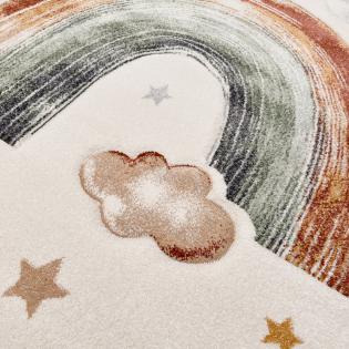 Dywan DYWILAN Dziecięcy Luna 40426 660 tęcza beżowa