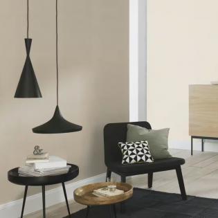 Tapeta ścienna Rasch Country Charme 448504 tło struktura len chłodna beżowa